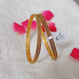 Beautiful Pair of Bangles in Antique Gold Polish