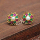 Lovely Multi Stone Studs Earrings