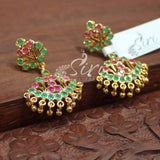 Beautiful Multi Colour Stone Earrings