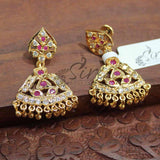 Beautiful Multi Colour Stone Earrings