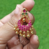 Cute Chand Baalis in Gold Micro polish