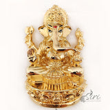 Gold Plated Lord Ganesha Idol