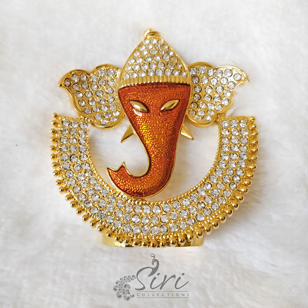 Gold Plated Lord Ganesha Idol