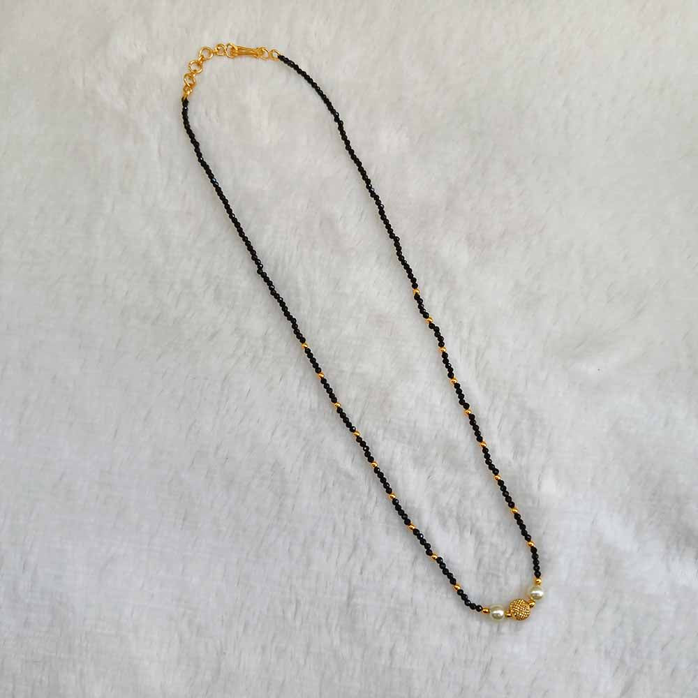 Beautiful Simple Black Spinels Mangalsutra