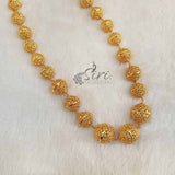 Designer Micro Gold Polish Balls Necklace