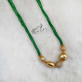 Lovely Green Spinels Chain Necklace