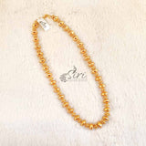 Beautiful Designer Gold Plated Beads Chain Necklace