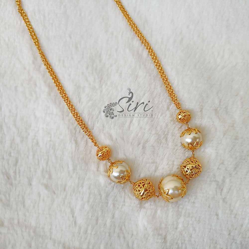 Simple South Sea Pearls Designer Chain