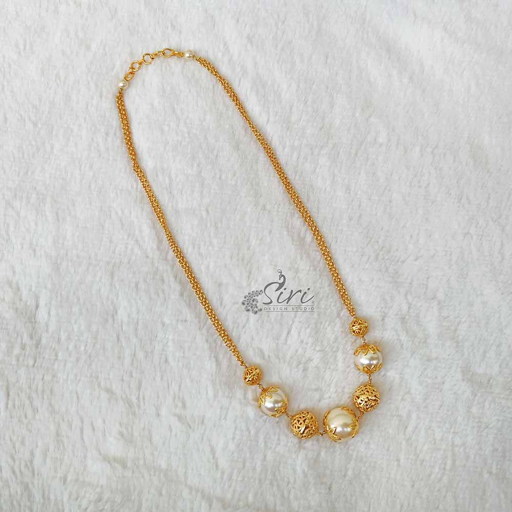 Simple South Sea Pearls Designer Chain