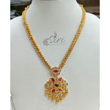 Beautiful Necklace with Micro Polish in Gold